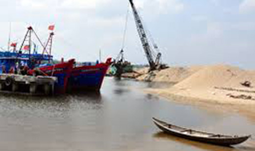 Sand exploitation
